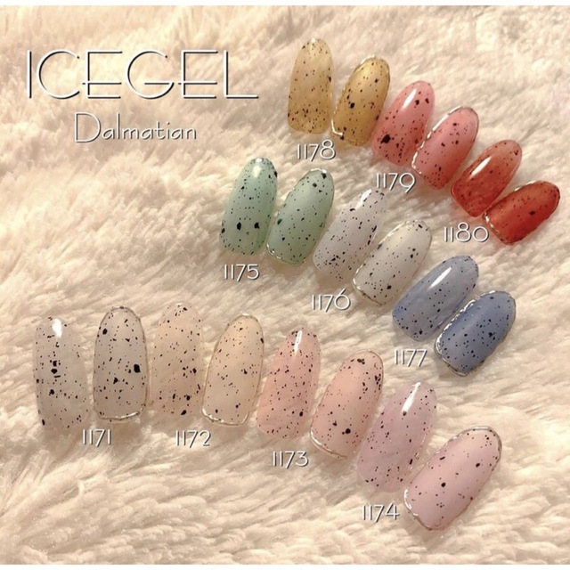 全色セット ICE GEL ABlack アイスジェル ダルメシアンジェル 1