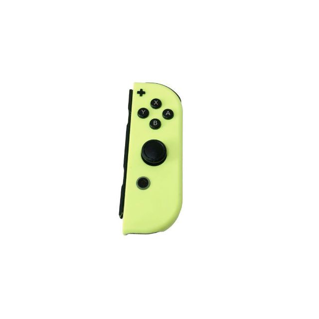 Nintendo Switch(ニンテンドースイッチ)の美品 ジョイコン ネオンイエロー R 右用 カラー ストラップ付き エンタメ/ホビーのゲームソフト/ゲーム機本体(その他)の商品写真
