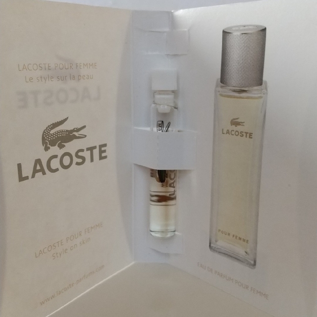 LACOSTE(ラコステ)のラコステ POUR FEMME 香水サンプル コスメ/美容の香水(香水(女性用))の商品写真