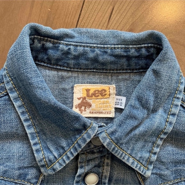 Lee(リー)のLee デニムシャツ キッズ/ベビー/マタニティのキッズ服男の子用(90cm~)(ブラウス)の商品写真