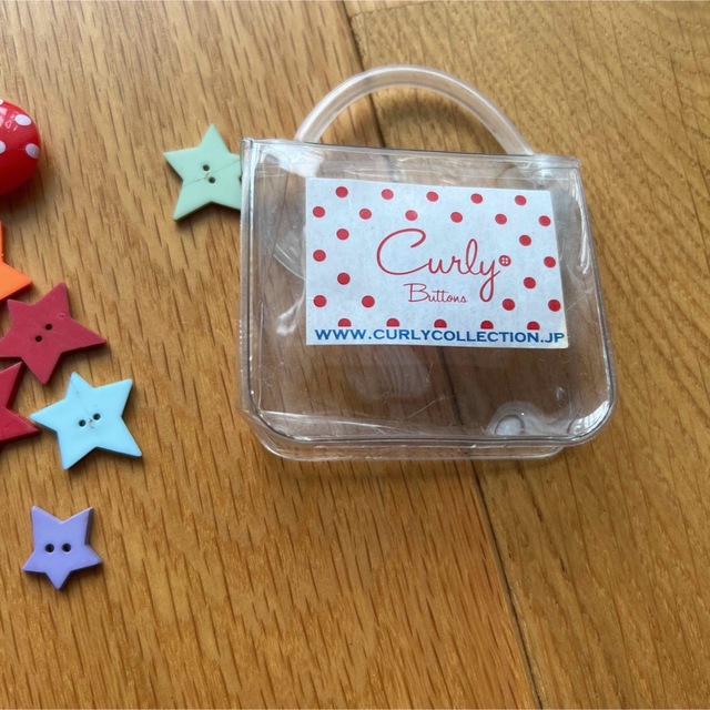 Curly Collection(カーリーコレクション)のカーリーコレクション　星ボタンセット　入園入学準備　ハンドメイド ハンドメイドの素材/材料(各種パーツ)の商品写真