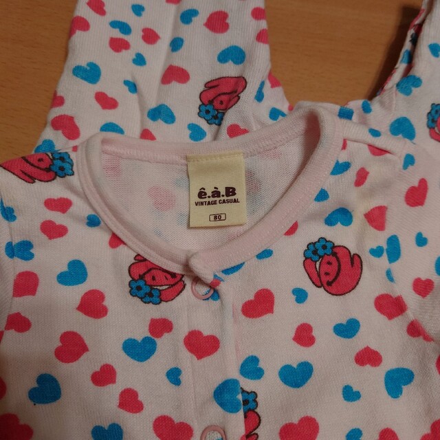 e.a.B　エーアーベー　ロンパース（80） キッズ/ベビー/マタニティのキッズ服女の子用(90cm~)(その他)の商品写真