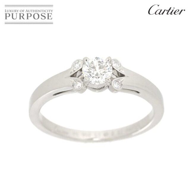 Cartier - カルティエ Cartier バレリーナ ダイヤ 0.33ct F/VVS2 #53 リング Pt 指輪【鑑定書・証明書付き】VLP 90176857