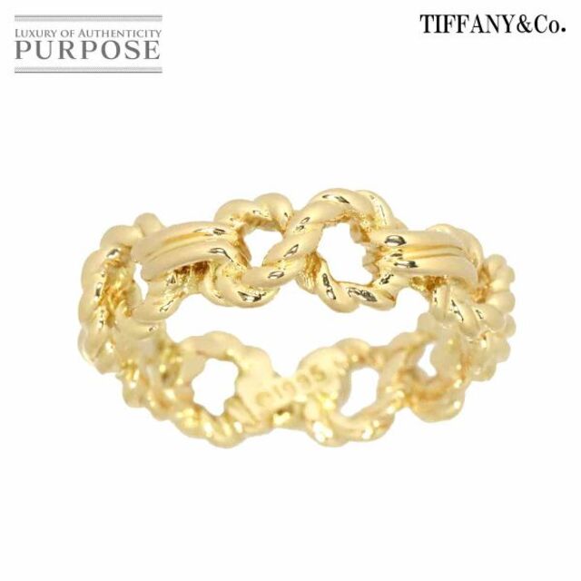 Tiffany & Co. - ティファニー TIFFANY&Co. ツイスト 10号 リング K18 YG イエローゴールド 750 指輪 VLP 90178355