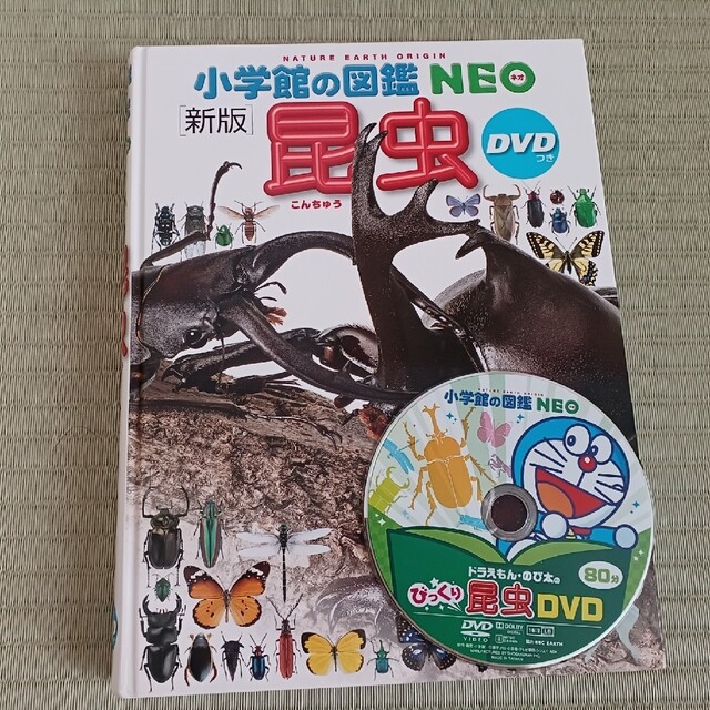 2021新発 小学館の図鑑NEOドラえもん 新版 昆虫 DVD付き 80分