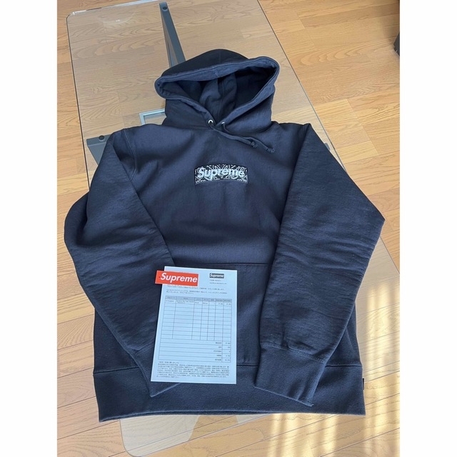 Bandana Box Logo Hooded Sweatshirt Black