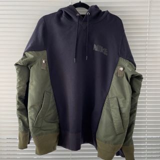 sacai nike パーカー　ナイキ　M ネイビー　カーキ