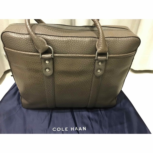 美品 COLE HAAN コールハーン レザー ブリーフバッグ トープ US限定