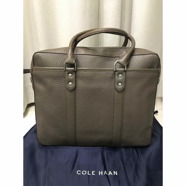 Cole Haan(コールハーン)の美品 COLE HAAN コールハーン レザー ブリーフバッグ トープ US限定 メンズのバッグ(ビジネスバッグ)の商品写真