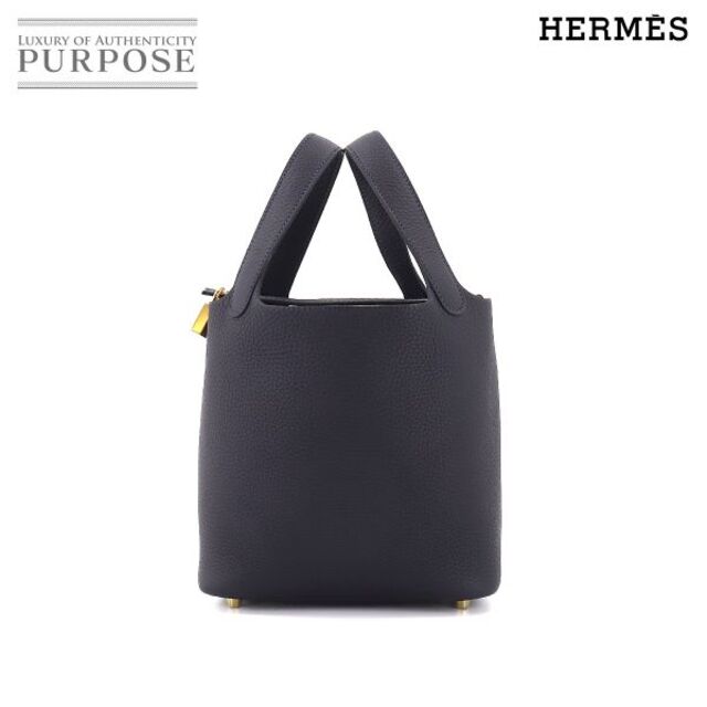 素材トリヨンクレマンス新品 未使用 エルメス HERMES ピコタンロック PM ハンド バッグ トリヨンクレマンス キャバン U刻印 ゴールド 金具 VLP 90179645