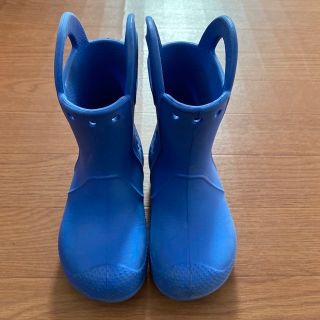 クロックス(crocs)のクロックス　レインブーツ　長靴　キッズ　16.5センチ(長靴/レインシューズ)