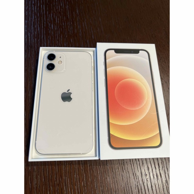 殿堂 極美品!iPhone12 - iPhone mini MGA63J/A ホワイト 64GB