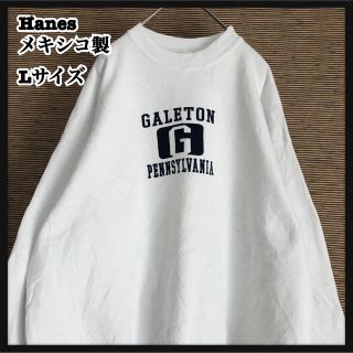 ヘインズ(Hanes)の【ヘインズ】メキシコ製　スウェット　カレッジロゴ　ペンシルバニア　裏起毛J8(スウェット)