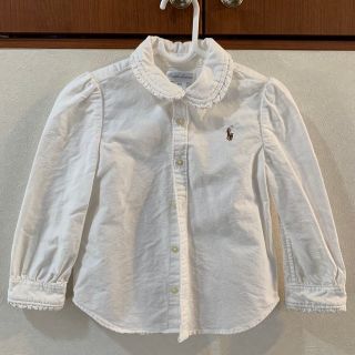 ラルフローレン(Ralph Lauren)のラルフローレン  襟フリル　シャツ(シャツ/カットソー)