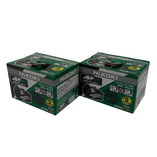▽▽ハイコーキ リチウムイオン電池 2個セット BSL36A18 ▽▽ハイコーキ リチウムイオン電池 2個セット BSL36A18
