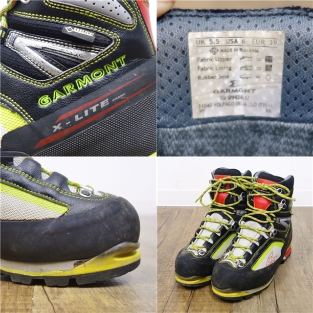 ガルモント GARMONT X-LITE GORE-TEX トレッキングシューズ UK5.5 USA6 24cm相当 ブーツ ゴアテックス 登山 アウトドア 8