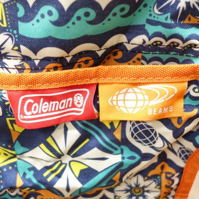 Coleman(コールマン)の美品 コールマン Coleman × BEAMS ファンチェアダブル モザイク オレンジ 2000025246 チェア イス キャンプ アウトドア スポーツ/アウトドアのアウトドア(テーブル/チェア)の商品写真