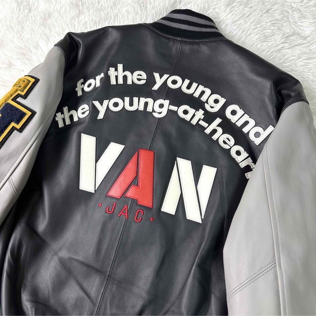 VAN Jacket - 【新品・未使用品】VAN JACKET スタジャン オールレザー