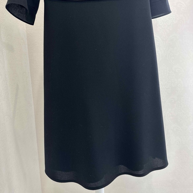 青山(アオヤマ)の喪服 セレモニースーツ Aライン ワンピース 上着セット 礼服 レディースのフォーマル/ドレス(礼服/喪服)の商品写真
