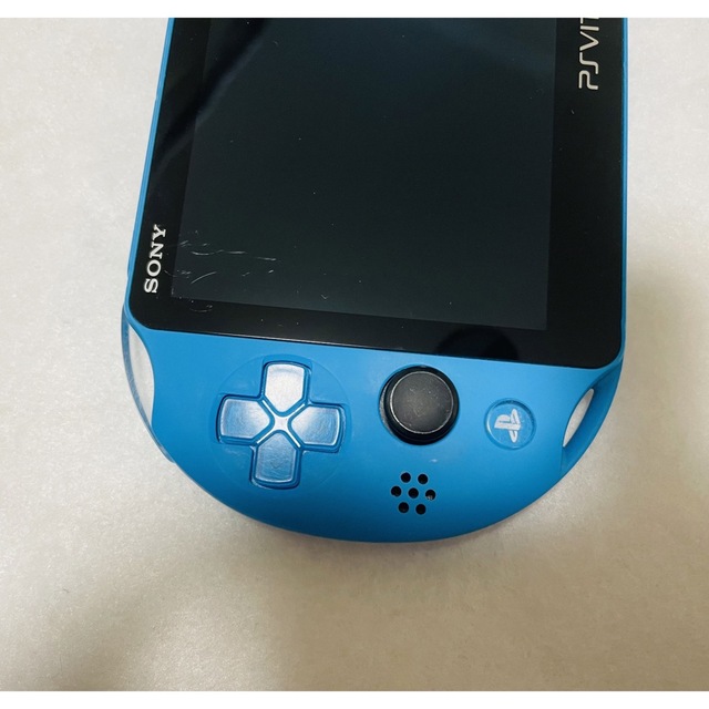 PlayStation Vita(プレイステーションヴィータ)のPSVita PCH-2000 ZA23 本体 アクアブルー 動作良好 エンタメ/ホビーのゲームソフト/ゲーム機本体(家庭用ゲーム機本体)の商品写真