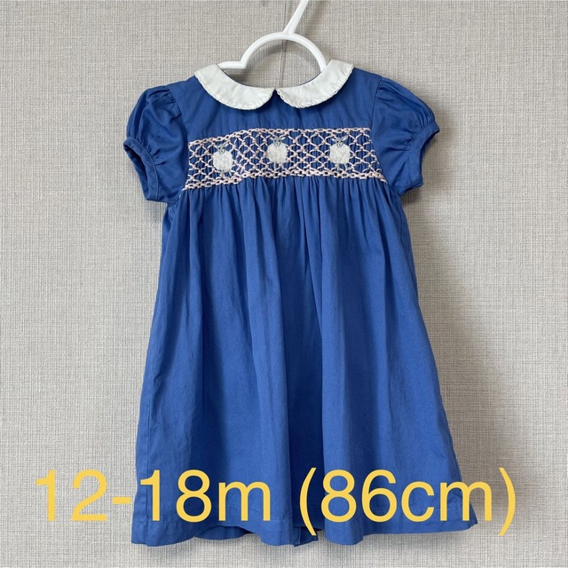 Boden(ボーデン)のBaby Boden ワンピース　ひつじ　12-18m 86cm ボーデン キッズ/ベビー/マタニティのキッズ服女の子用(90cm~)(ワンピース)の商品写真