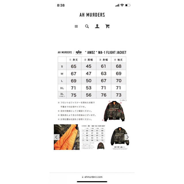 ALPHA INDUSTRIES(アルファインダストリーズ)の【専用】AH MURDERZ"AMDZ"M-1 FlightJacket メンズのジャケット/アウター(フライトジャケット)の商品写真