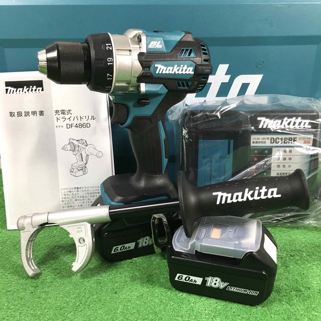 ☆新品未使用 makita 18V ドリルドライバー DF486DRGX