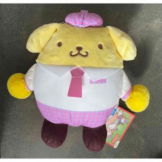 ポムポムプリン(ポムポムプリン)のサンリオキャラクターズ　もっと！ナムコで推し活！　ぬいぐるみ(キャラクターグッズ)