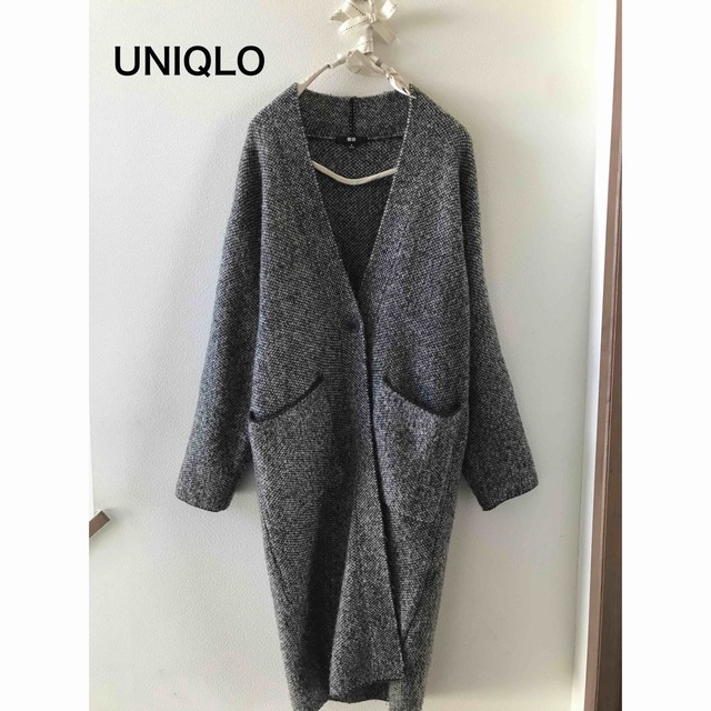 UNIQLO(ユニクロ)のUNIQLO ニットコート レディースのジャケット/アウター(ニットコート)の商品写真