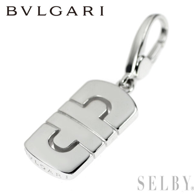 消費税無し BVLGARI - ブルガリ K18WG チャーム パレンテシ ネックレス