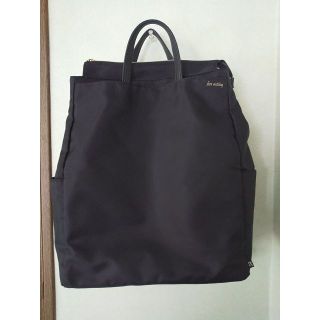 ルートート(ROOTOTE)の【美品】ROOTOTE ルートート バックパック　（黒）(リュック/バックパック)