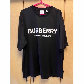 正規 20SS BURBERRY バーバリー ロゴテープ Tシャツ-