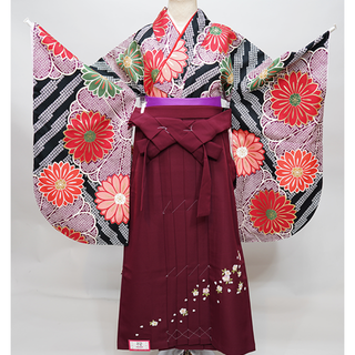 袴フルセット ジュニア用へ直し 135~150cm 袴変更可 NO19322-2の通販