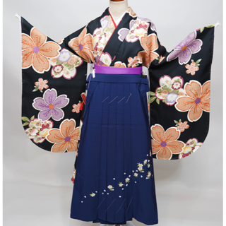 袴フルセット ジュニア用へ直し 135～150cm 袴変更可 NO19326-2の通販