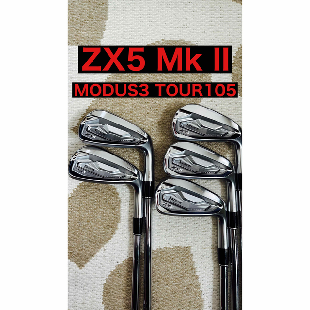 最高の品質 SRIXON ZX5 MK2 アイアン 5本 6~P モーダス