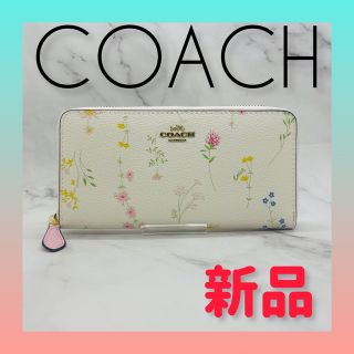 コーチ(COACH)のCOACH 長財布　花柄　ワイルドフラワープリント　新品未使用(財布)