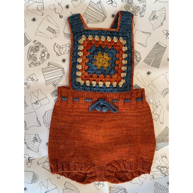 Misha & Puff(ミーシャアンドパフ)のmisha and puff   Lake House Romper 3y キッズ/ベビー/マタニティのキッズ服女の子用(90cm~)(ニット)の商品写真