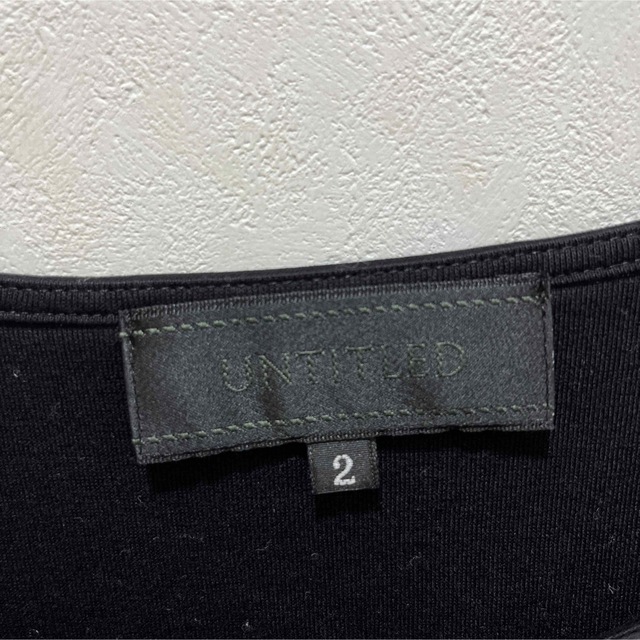 UNTITLED(アンタイトル)のuntitled 黒ブラウス レディースのトップス(シャツ/ブラウス(長袖/七分))の商品写真