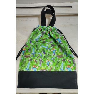 体操服袋　持ち手あり　マイクラ⑧(その他)