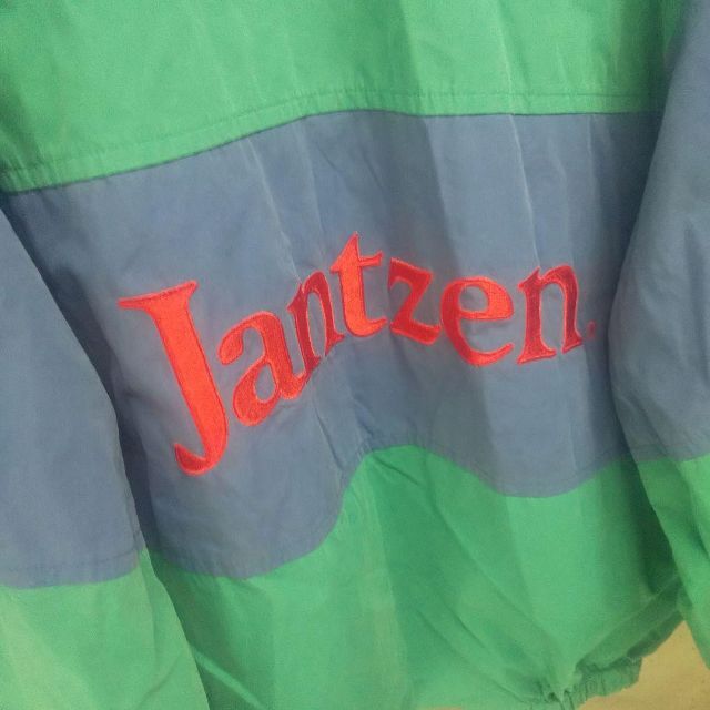 Jantzen / ジャンセン ナイロンジャケット M 刺繍 好配色 90sメンズ