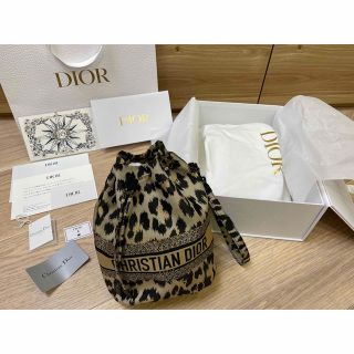 ディオール(Christian Dior) トートバッグ(レディース)（レオパード