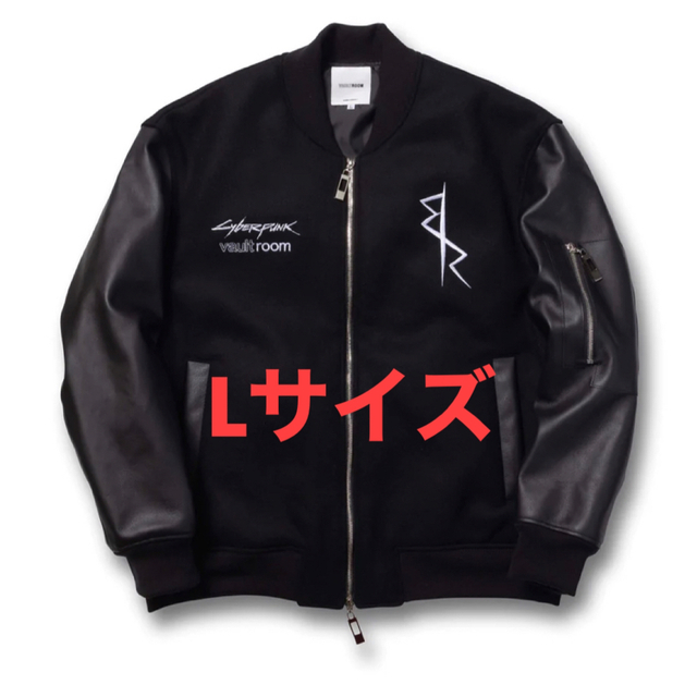 VR × CYBERPUNK LEATHER BOMBER JACKET メンズのジャケット/アウター(スタジャン)の商品写真