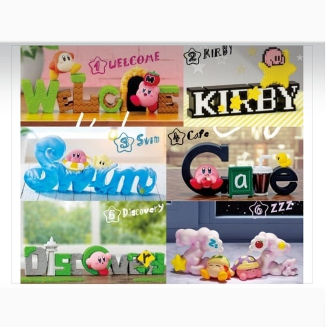 星のカービィ Kirby & Words 全6種セット 【箱なし】