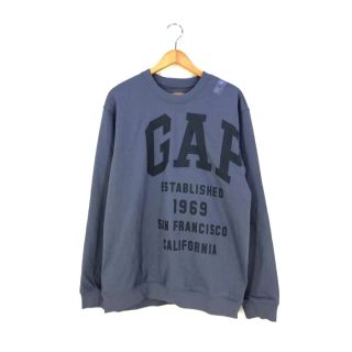 ギャップ(GAP)のGap(ギャップ) フロントプリントクルーネックスウェット メンズ トップス(スウェット)