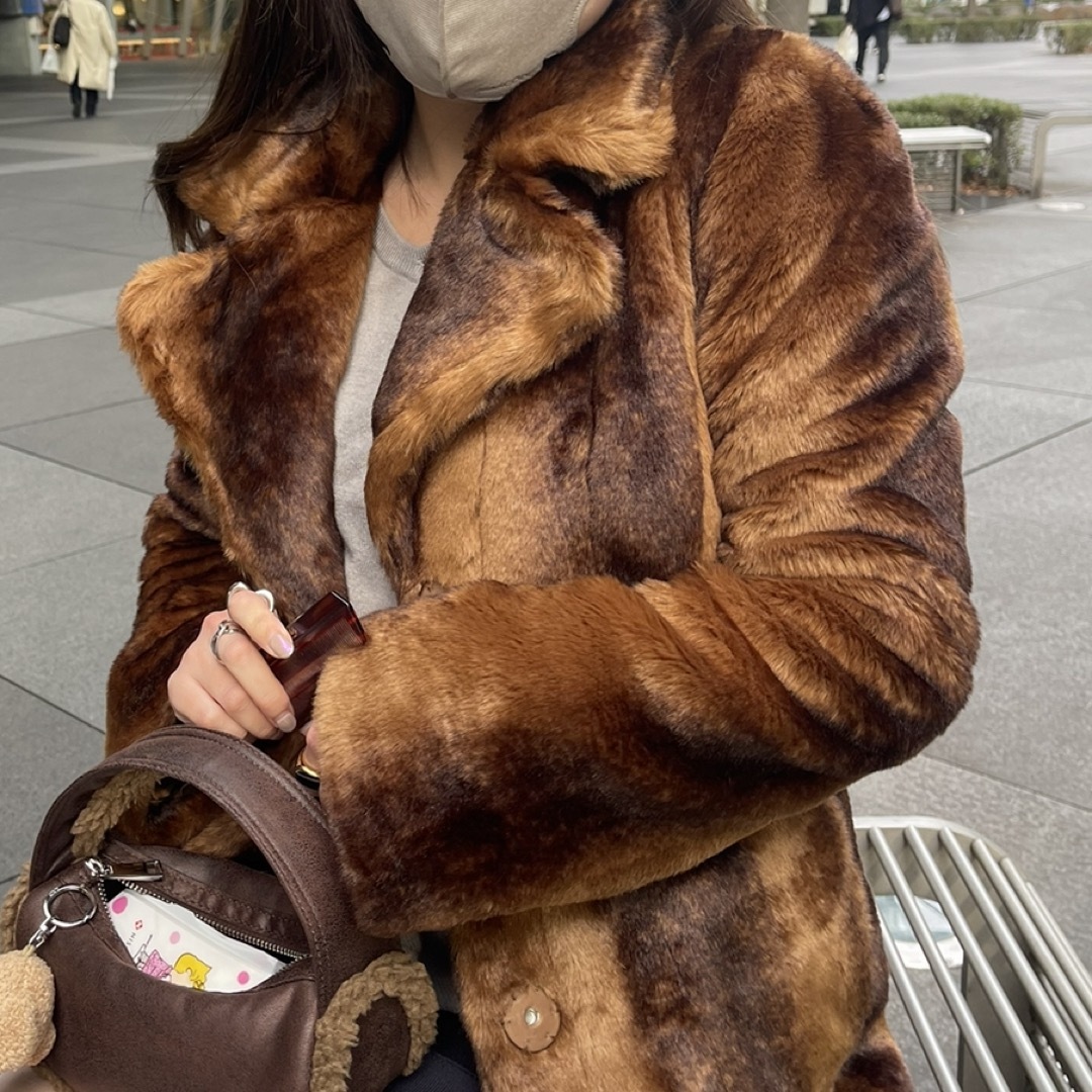 moussy - moussyファーコート 最終お値下げ‼️の通販 by parun moussy - moussyファーコート 最終お値下げ‼️の通販 by parun