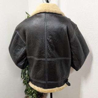 美品】テオデム ヴィンテージ 羊革 革ジャン 昭和レトロ ハーレー