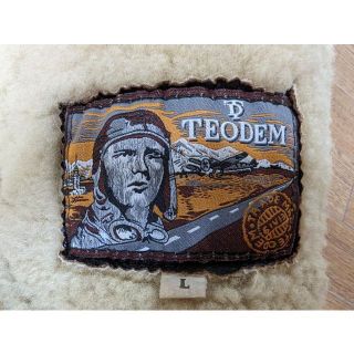 美品】テオデム ヴィンテージ 羊革 革ジャン 昭和レトロ ハーレー