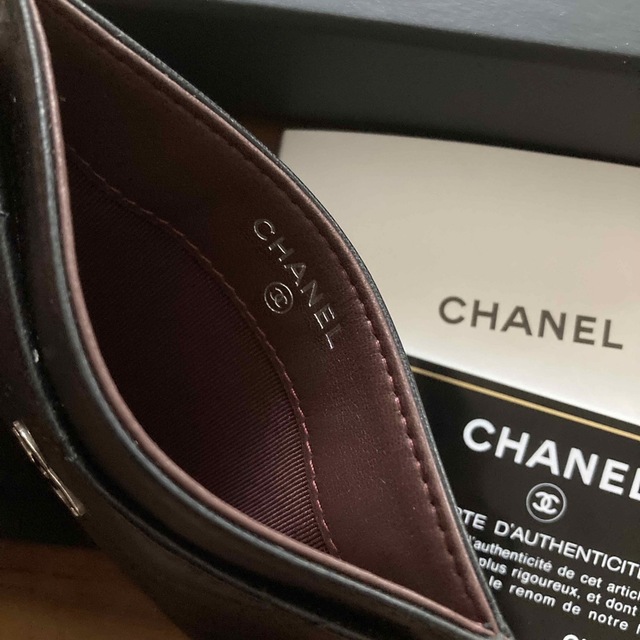 CHANEL(シャネル)のCHANEL シャネル　名刺入れ　カード入れ　シルバー金具 レディースのファッション小物(名刺入れ/定期入れ)の商品写真