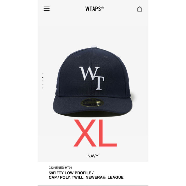 wtaps newera ダブルタップス ニューエラ xl 22aw キャップ ...