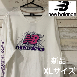ニューバランス(New Balance)の[ニューバランス] 長袖Tシャツ Clash ロンT 白 メンズ　XL(Tシャツ/カットソー(七分/長袖))